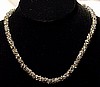 SJ88 Swarovski clear rhinestone rope necklace